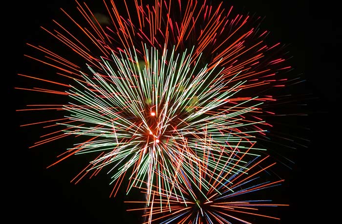 Image of fireworks display