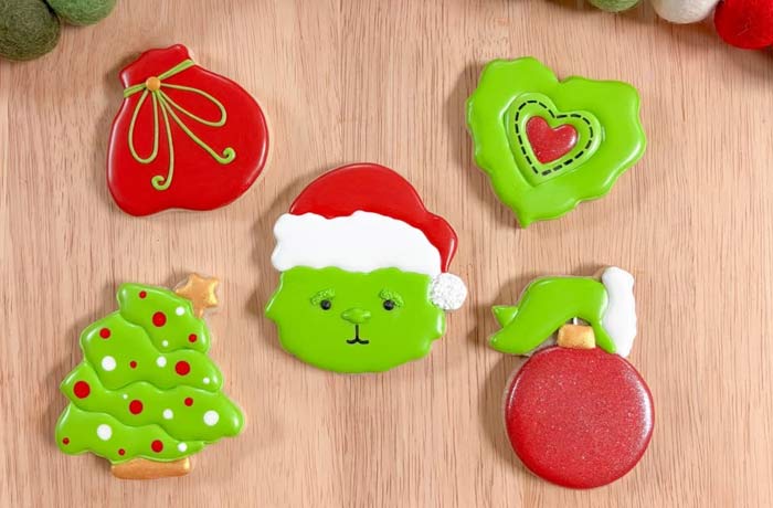 Image of Christmas decorated sugar cookies